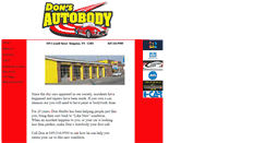 Desktop Screenshot of donsautobody.net